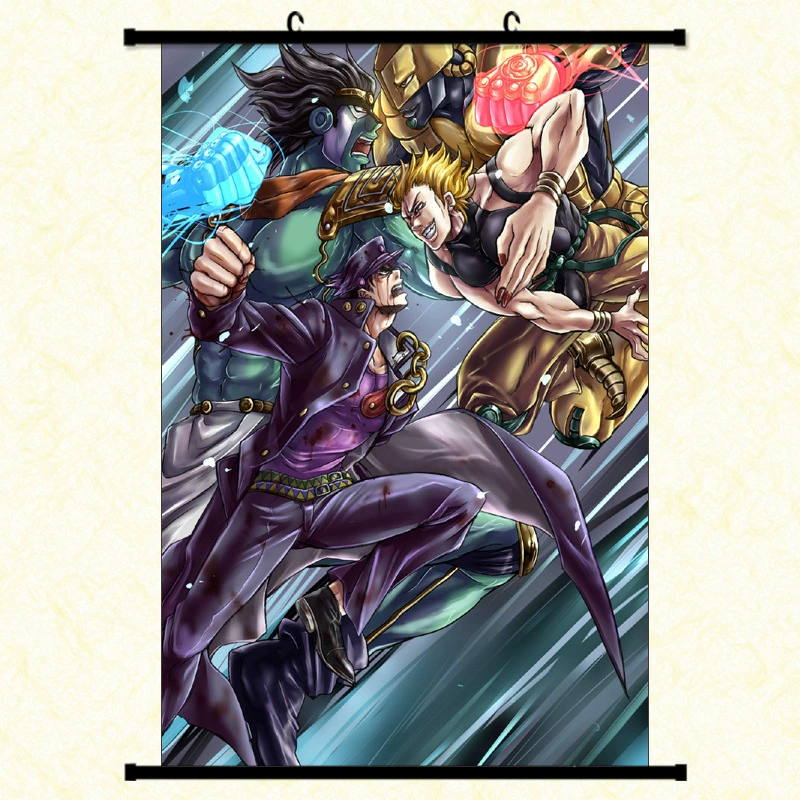 Японская анимационная подвесная картина JoJo безумные приключения Панкотфута постер свиток списывающийся на behalf of