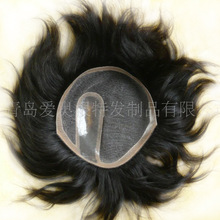 真人男发块 高品质发块 补发 织发 订做发块 配套双面胶片卷