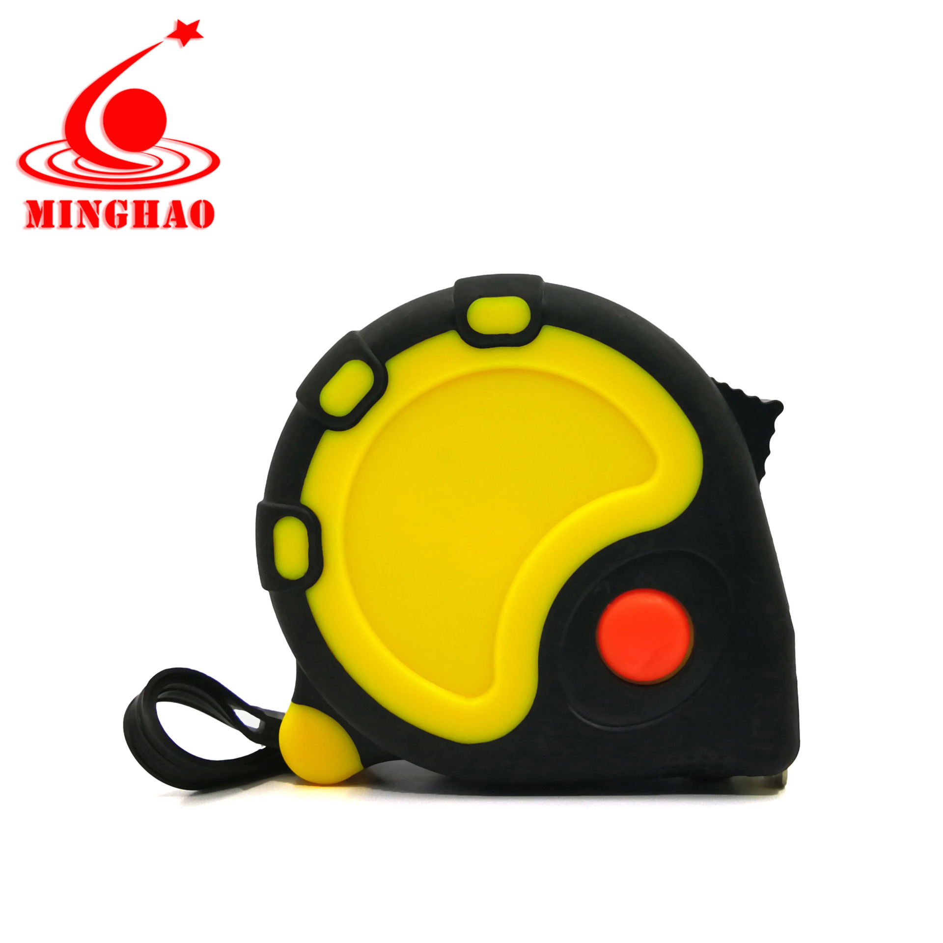 厂家现货钢卷尺5米不锈钢米尺高精度测量尺家用工具盒尺圈尺批发