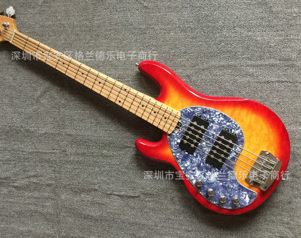 Гитара бас-гитара с 5 струнами слева, кленовая гриф fingerboard, прямые продажи с фабрики