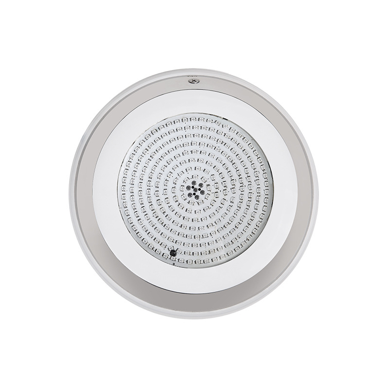 Lámpara de piscina de paisaje lámpara de pared led lámpara subacuática de acero inoxidable pegamento completo impermeable control remoto lámpara de piscina subacuática fabricante
