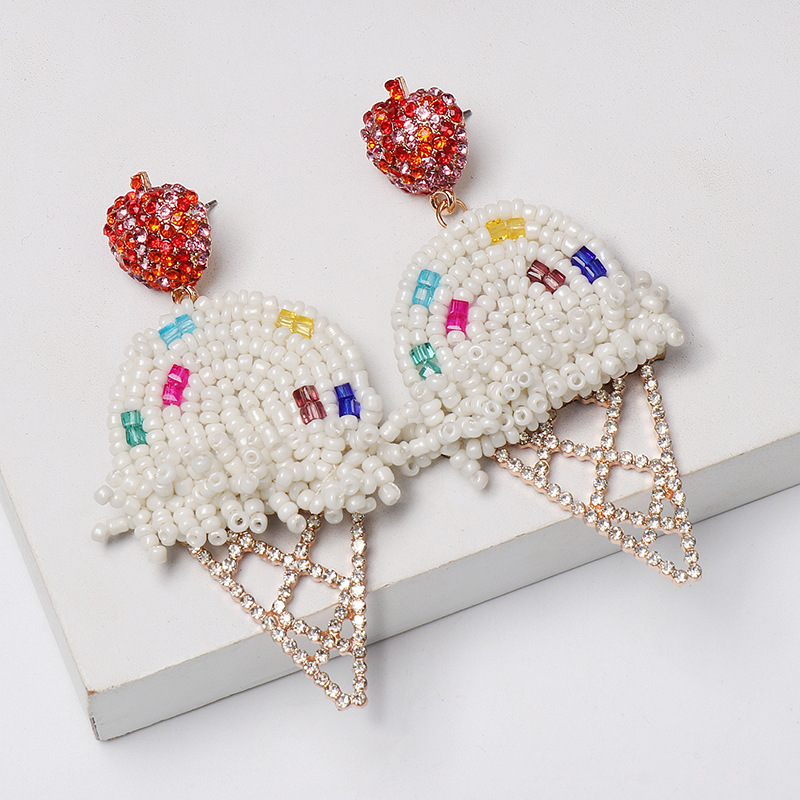 Earrings Female Simple Ice Cream Earrings Fashion Ear Jewelry 4 Colors Wholesale display picture 5