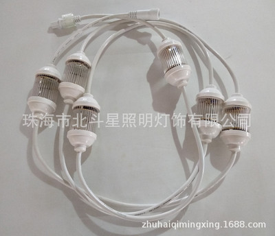 氙气管爆闪灯串  LED频闪灯串 LED装饰灯 绿色节能照明LED灯串|ru