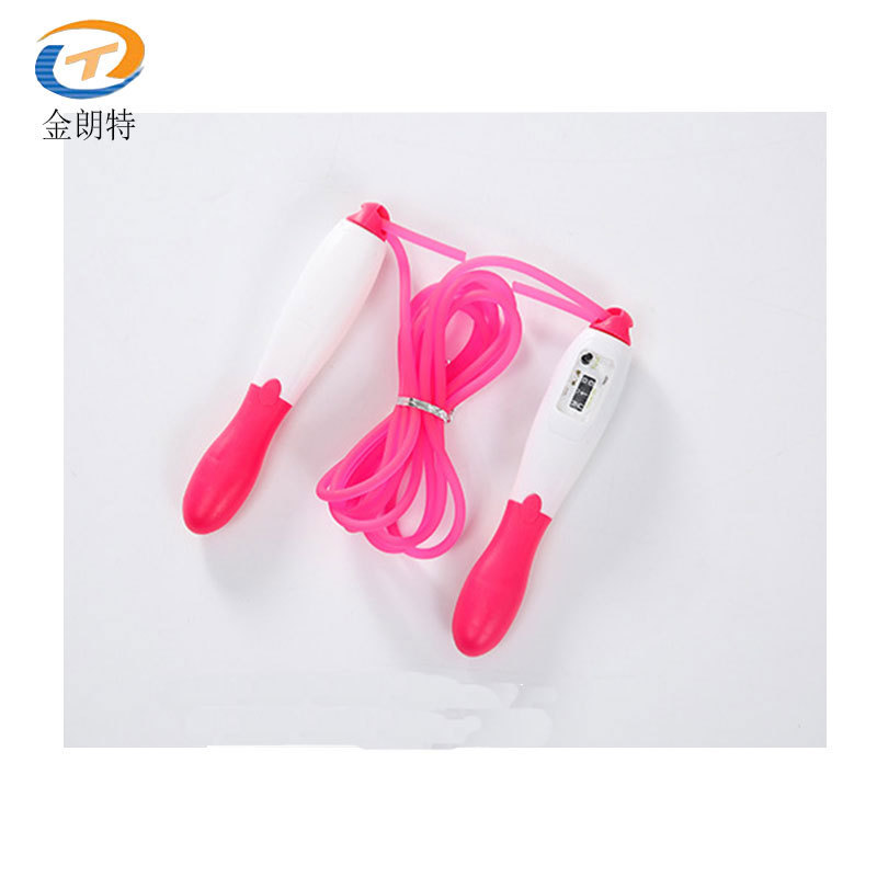 批发双磁控计数计时款跳绳中考需备倒计时跳绳