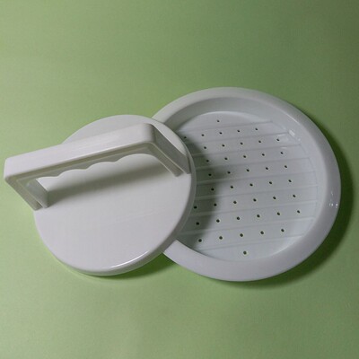 Hamburger pressure Meat cake pressing die Hamburger maker Plastic Cake boxes Manual Hamburg pressure