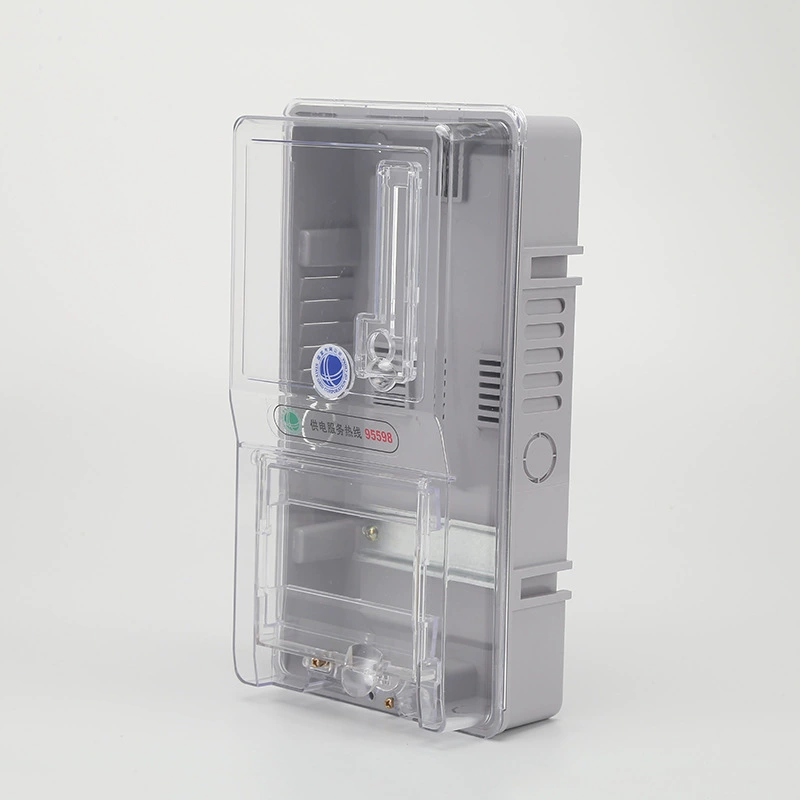 Spot supply electronic single -phase electric meter box transparent plastic meter box combination preparation fee plug -in card meter box
