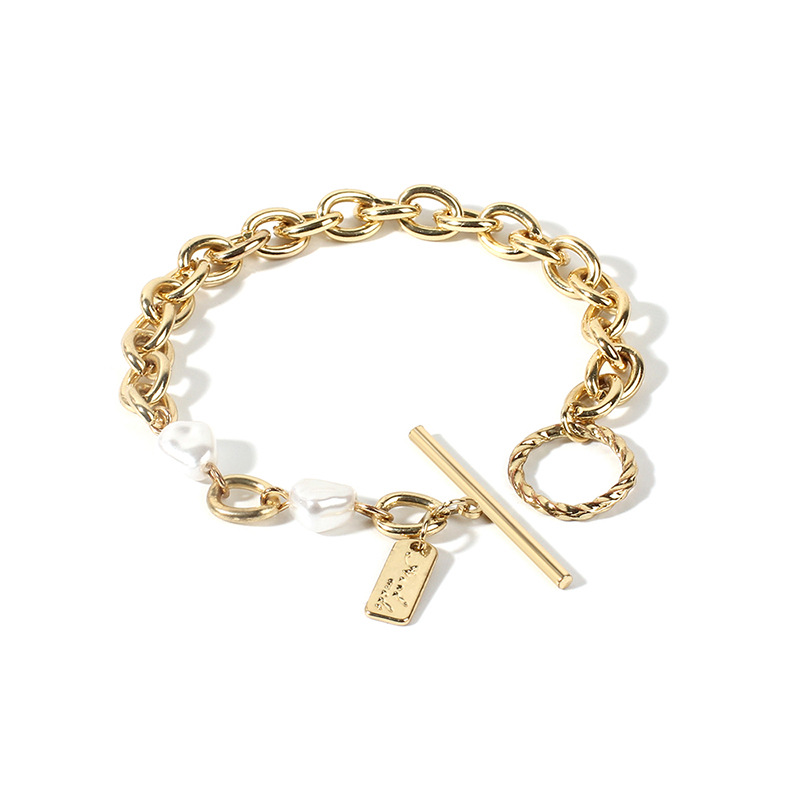 Anniversary, Business, Travel Occasion Alloy Material Fashion Heart-shape Pearl Chain Bracelet