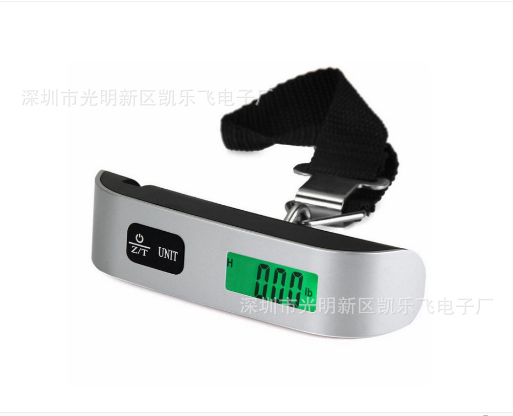 外贸家用手提秤行李秤T形电子秤一件代发50kg手拉吊秤