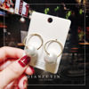 Earrings from pearl, internet celebrity, silver 925 sample