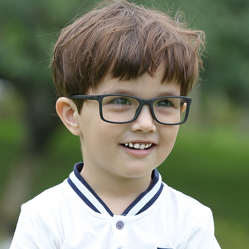 Fashionable children's silicone frame soft outdoor sports children's glasses with headband flat mirror baby one-piece mirror P306