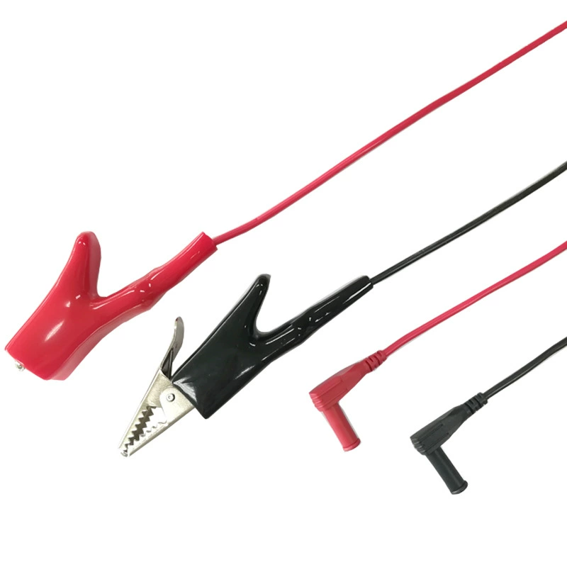 Завод прямой мультиметр крокодил клип 4 мм банановый разъем сильноток тестовый зажим Автозапчасти ремонт Обнаружение клип