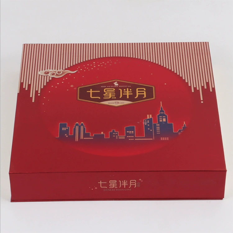 Yajia Seven Stars Mooncake Gift Box 710g Mid-Autumn Festival Gift Box Cantonese Style Mooncake Order Wholesale Group Buying