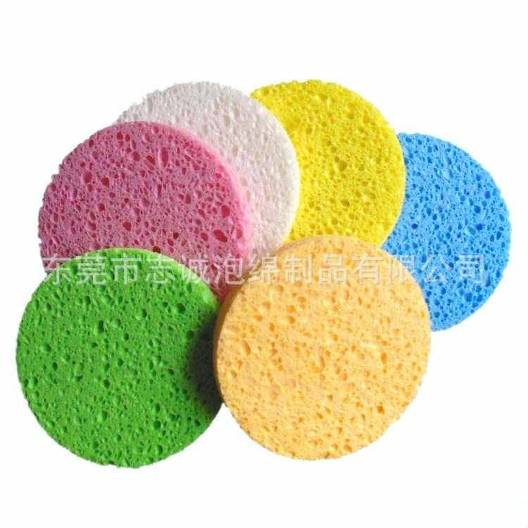 定制方块吸水木浆绵 发泡纤维素海绵 玫红色海绵吸水海绵