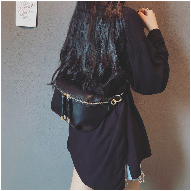 fashion trendy simple messenger waist bagpicture8
