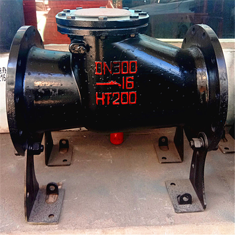 供应 H44T 铸铁球形止回阀 高性能轴流式止回阀 泵头止回阀 DN150