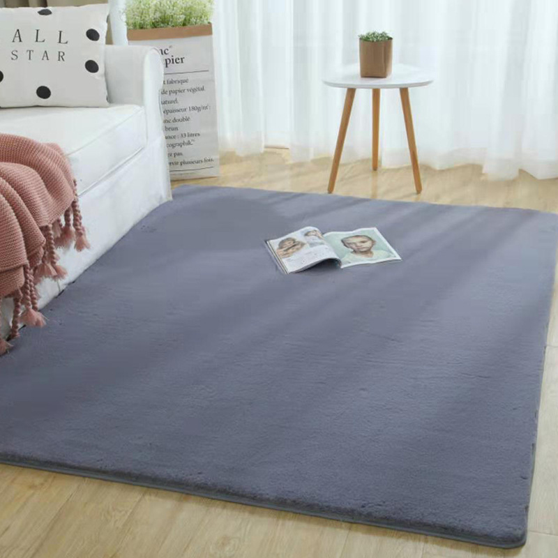 carpet a living room Northern Europe Modern simplicity ins Room Bedside blanket Imitation fur bay window pad tea table carpet bedroom