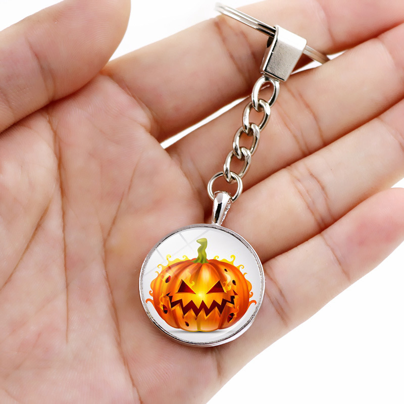 Porte-clés tendance en forme de gemmes pour Halloween, accessoires pendentif, cadeau d'Halloween, nouvelle collection_voghion.com