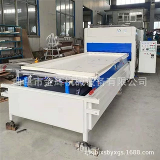 经济型真空覆膜机 曲面凹凸罗马柱吸塑机 自动切割