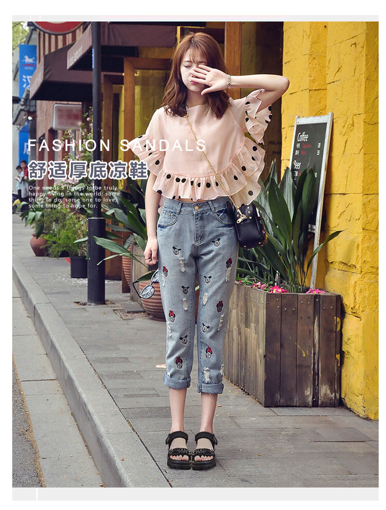 Chaussures été pour femme en Caoutchouc - Ref 3346239 Image 9