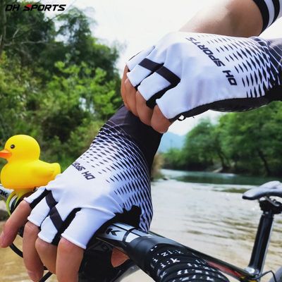 骑行半指手套 夏季自行车运动防晒透气吸汗防滑男女通用品牌手套|ru