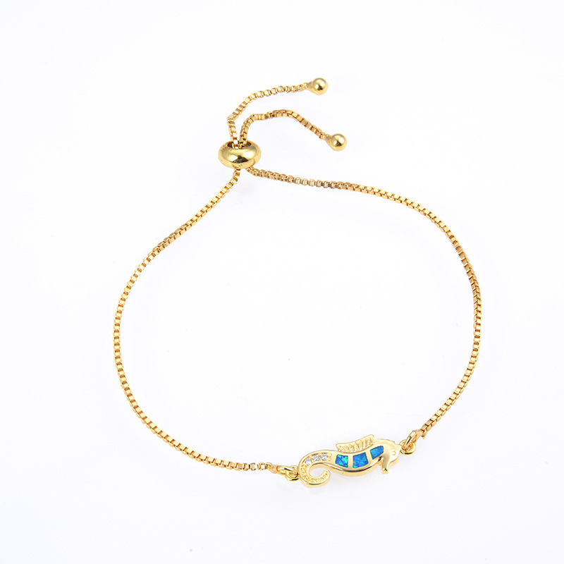 4g Weight Artificial Gemstones Inlay Material Bracelets Classification Copper Chain Material 1 Piece Quantity Holiday, Daily Occasion Copper Material Color Block Pattern Women's Gender Inlay Design Simple Style, Classic Style Style Copper Inlay Color Block Artificial Gemstones Bracelets 8