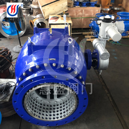 厂家批发 活塞式调流调压阀 电装涡轮全进口 孔雀蓝喷塑