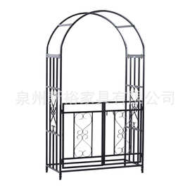 欧式户外休闲广场公园铁艺拱形门架子厂家直销 价格优惠