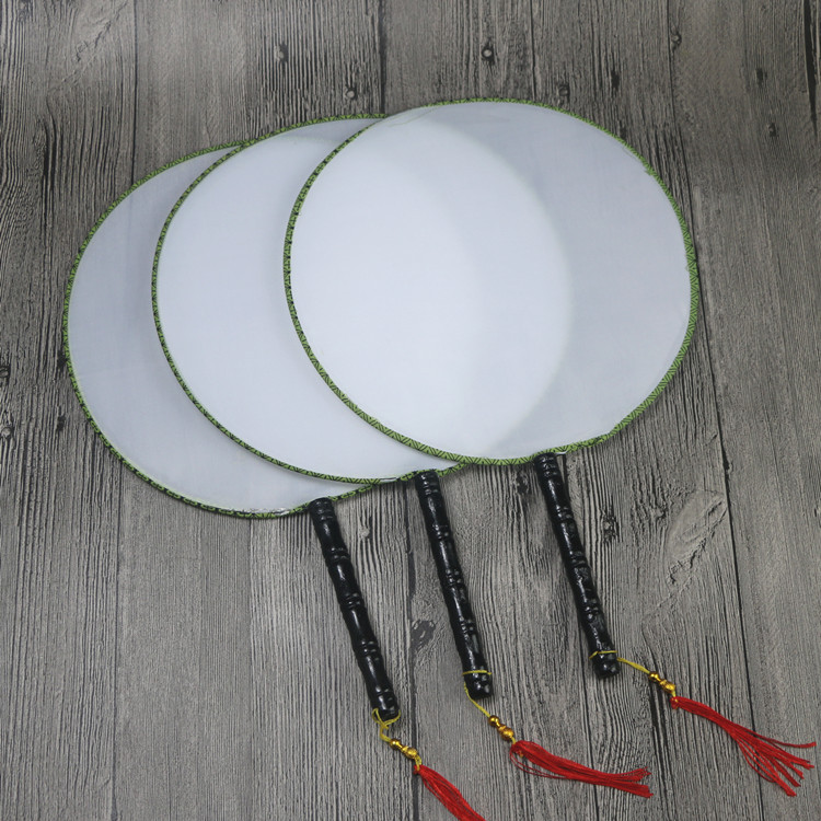 24cm palace fan children DIY fan hand -painted blank classical…
