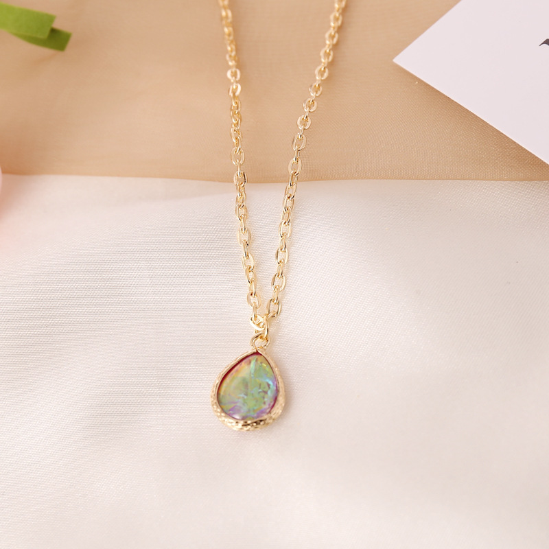 Fashion Semi-precious Stone Pendent Necklace Wholesale display picture 3