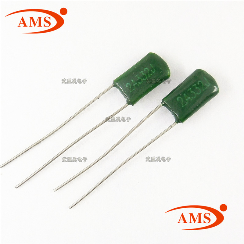 100V332J 2A332J 3.3NF 3300PF CL11绿色涤纶电容 全新正品现货