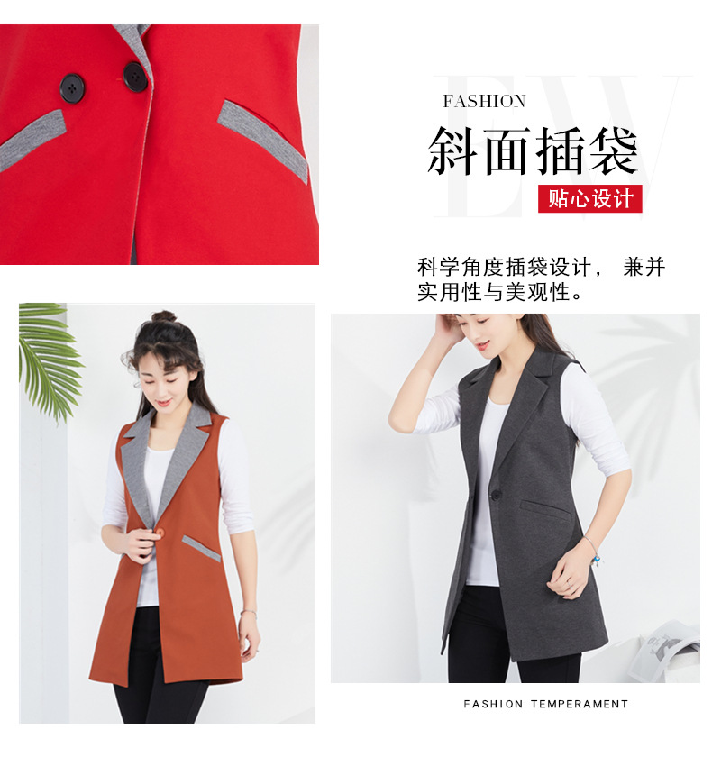 Gilet femme en Mélange de fibres chimiques - Ref 3316204 Image 19