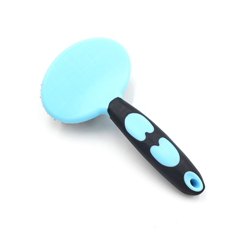 Nueva mascota peine del perro de acero inoxidable airbag aguja peine gato perro belleza masaje cepillo perro peine del pelo del perro