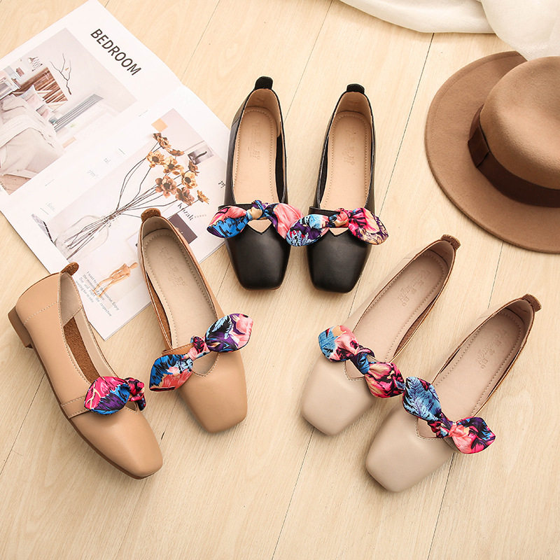 Giày búp bê nữ mũi vuông đế bệt gót thấp 1-3 cm, giày mary jane cổ thấp size lớn — Màu nâu N1-62, Màu đen N1-62, N1-62 Màu mơ
