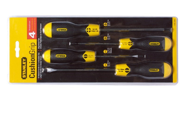 史丹利工具4件套胶柄螺丝批  65-244-0-23