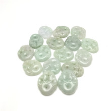 缅甸翡翠a货双麒麟平安扣玉石吊坠挂件玉器工艺品厂家批发