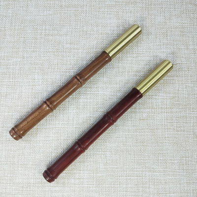 Manufactor Customized Ingenuity technology woodiness Bamboo Sandalwood Signature pen enterprise customized company gift Cong