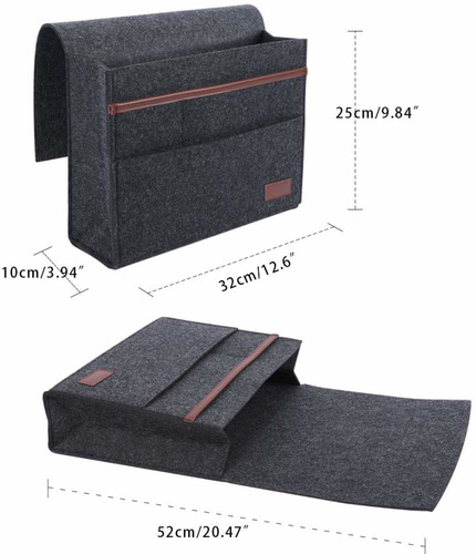 Bedside storage bag felt storage bag bed side storage pouch miscellaneous bag storage hanger manufacturer wholesale