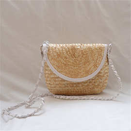 夏季草编包麦草链条小包时尚简约女包工厂直供