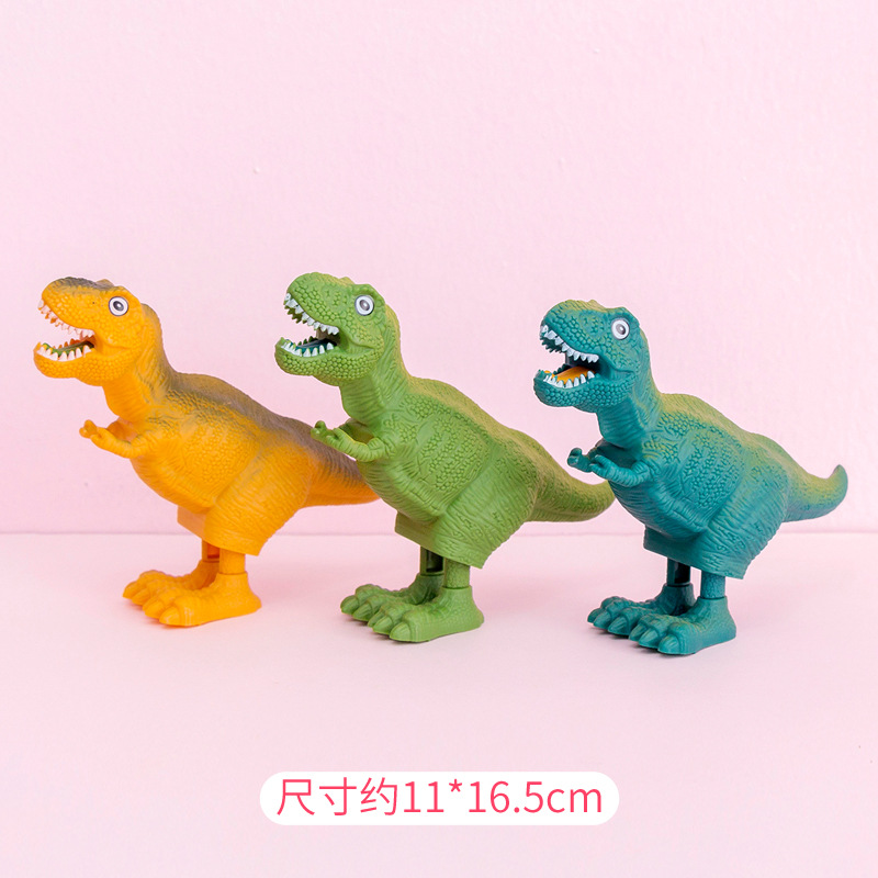 Primavera de juguete de dinosaurio de plástico salto de dinosaurio premio de kindergarten para niños pequeño regalo de la escuela regalo del Día de los niños