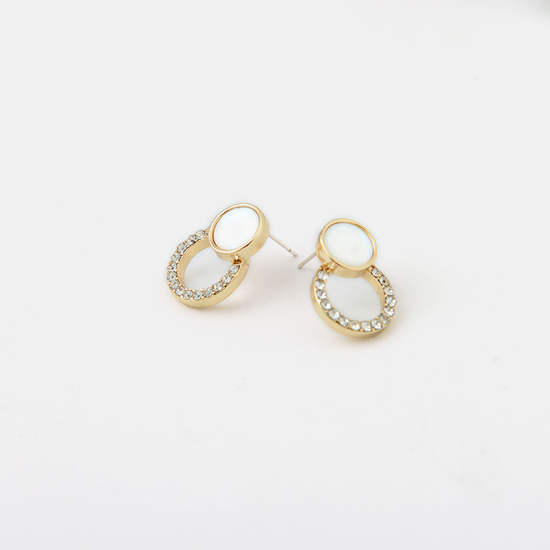 New S925 Silver Simple Creative Earrings Fashion Girl Earrings Jewelry display picture 2