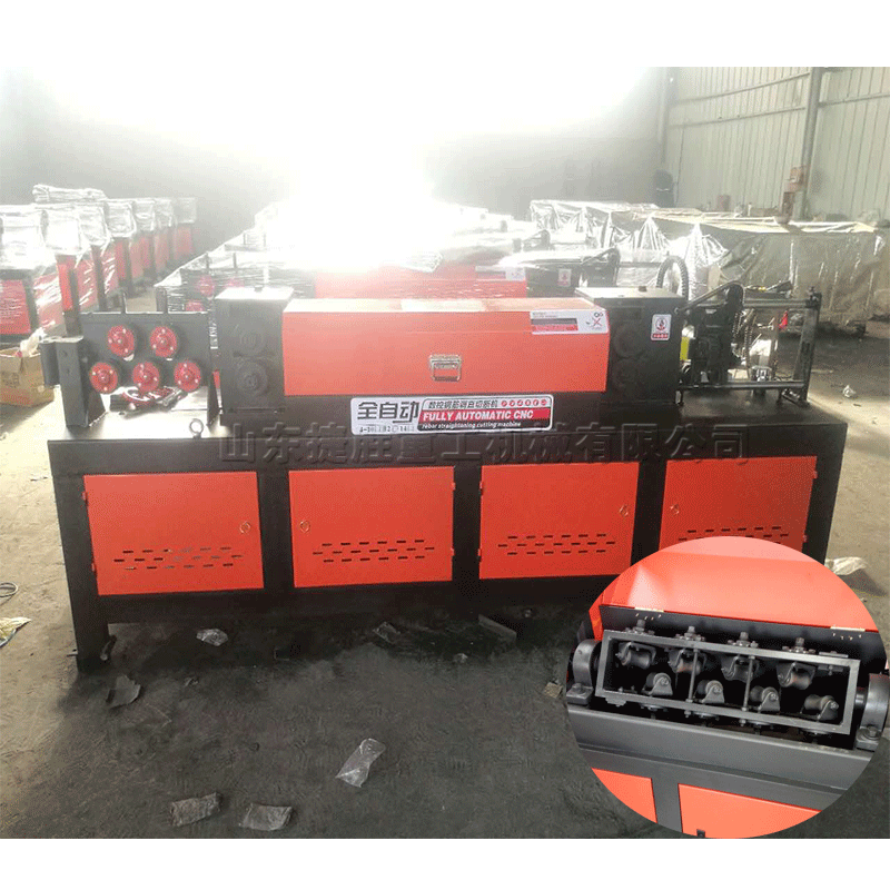 全自动钢筋调直切断机 液压切割机 圆钢螺纹钢拉直切断机 直销