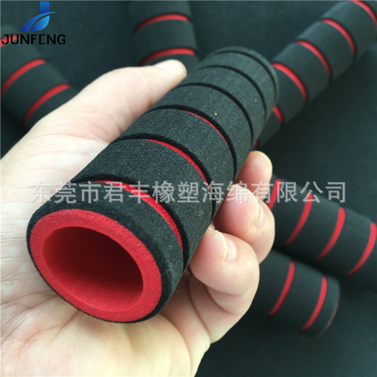 家用拖把手柄防滑把套磨砂橡塑nbr海绵防护套管双色握把软胶