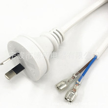 AC电源线插头澳规澳洲两插八字尾澳大利亚线缆环保材质