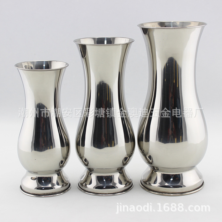 Samick Stainless steel vase Religion Artifact thickening vase Customizable Arts and Crafts Stainless steel vase