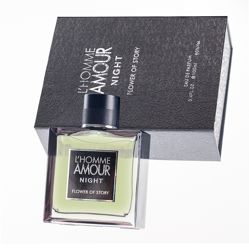 Jauns karsts smaržu ziedu stāsts Jauns vīriešu smaržas franču smaržu dāvanu kastīte 100 ml liela pudele ilgstoša smarža zieds_voghion.com