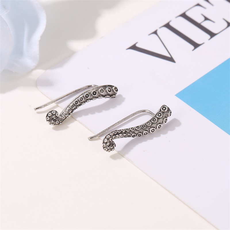 Vintage Octopus Must Earrings Personality Octopus Tentacles Earrings Female display picture 2