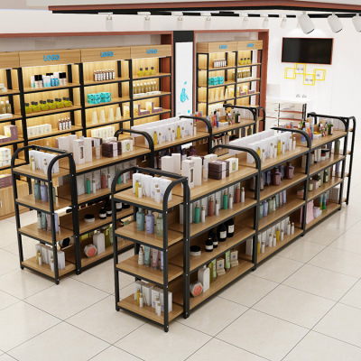 厂家直销超市货架零食货架母婴店双面展示台自由组合产品柜中岛柜