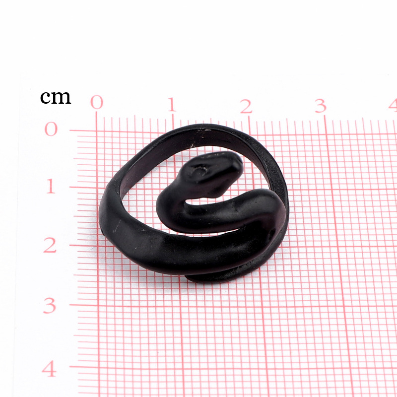 Retro Twisted Snake-shaped Ring display picture 5