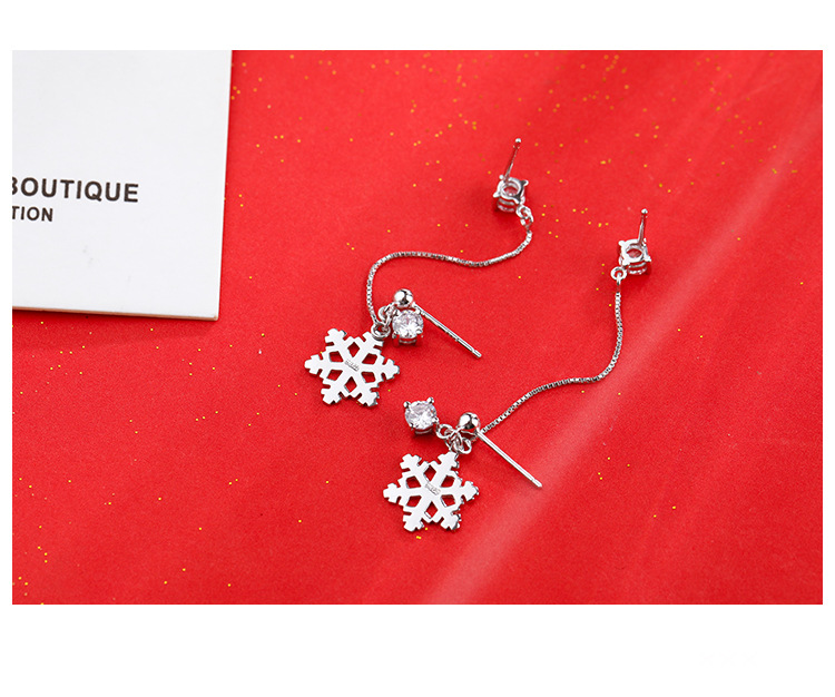 Snowflake Double Ear Studs
