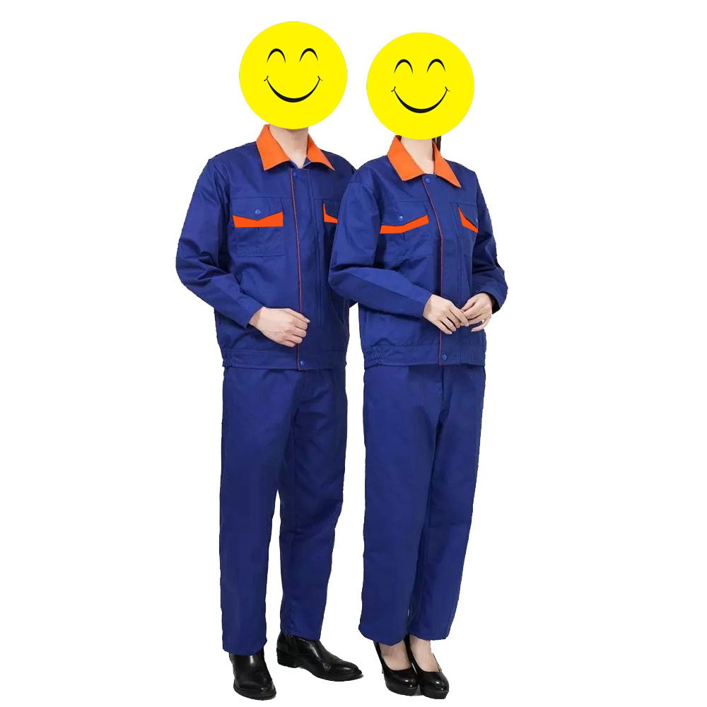 春秋长袖工作服套装男女汽修工程服工厂车间工装劳保服工作服定制|ru